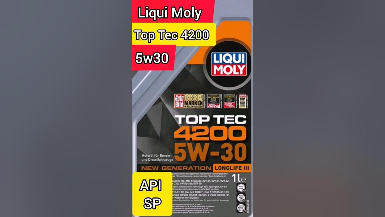 Liqui Moly 5w30 Top Tec 4200 API SP / C3 