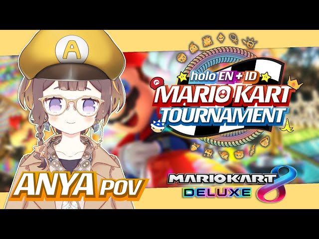 【EN x ID Mario Kart 8DX Tournament】ANYAther day for victory! 【hololiveID 2nd Generation】のサムネイル