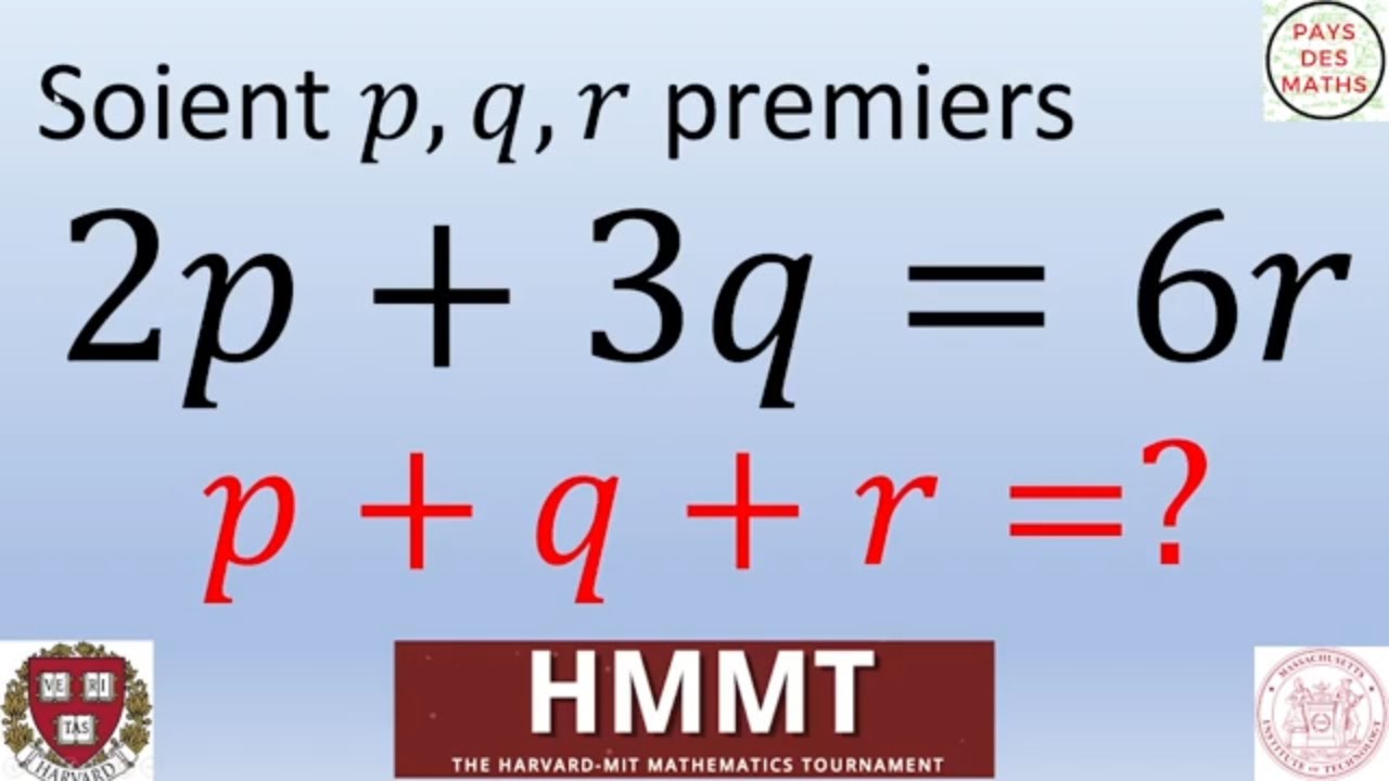 HMMT (Havard MIT Mathematics Tournament) 2021 : un exercice d ...