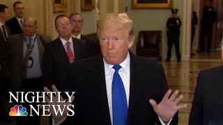 President Donald Trump Administration Jumps Back Into The Battle Over Obamacare | NBC Nightly News