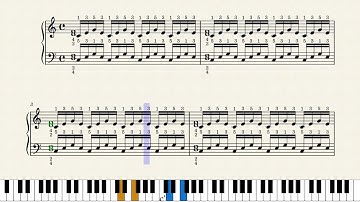 Preparatory Exercises Op. 16 No. 100 | Foundation Exercises | Sight Reading | Piano Practice