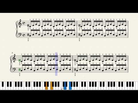 Preparatory Exercises Op. 16 No. 100 | Foundation Exercises | Sight Reading | Piano Practice