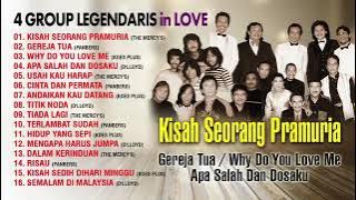 4 Group Legendaris in Love ❤️🎧 Hits Kenangan The Mercys, Panbers, Koes Plus, D'Lloyd🎶🎶🎙️