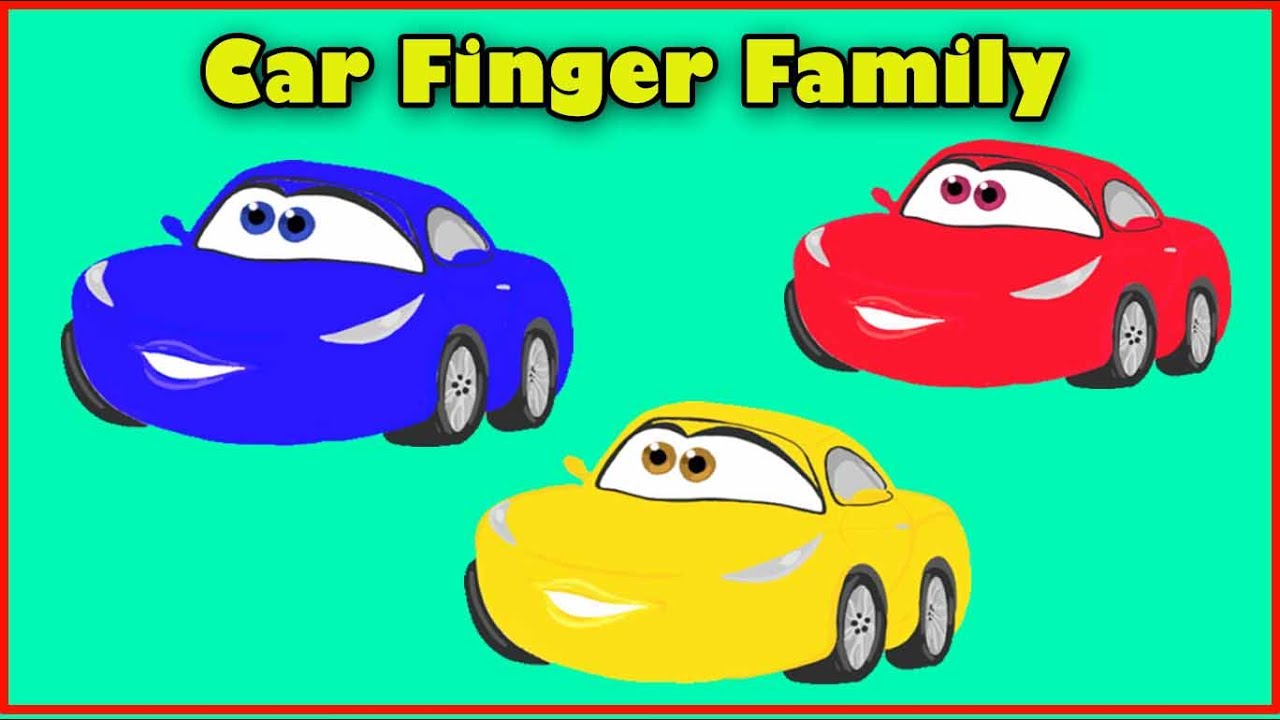 Car Finger Family Animated rhyme for kids Song For Kids collections