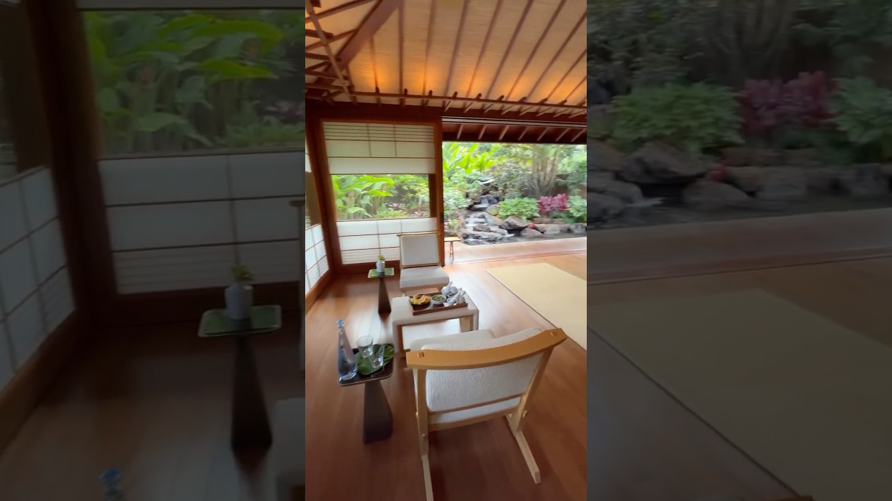 The epitome of spa luxury: the private Hawaiian spa hale! 