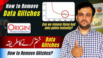 How to remove glitch in a graph in origin: tips and tricks | OriginPro Lecture 26