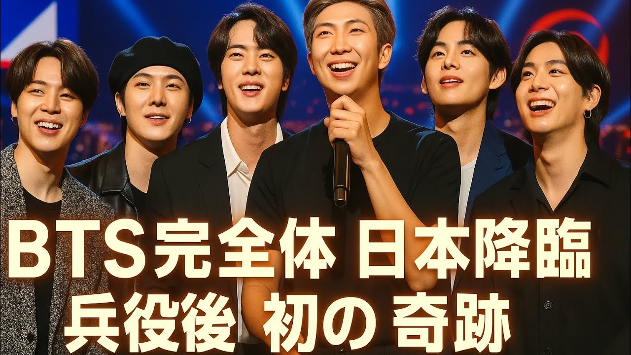 🔥The entire BTS group arrives in Japan🇯🇵💜Their first
