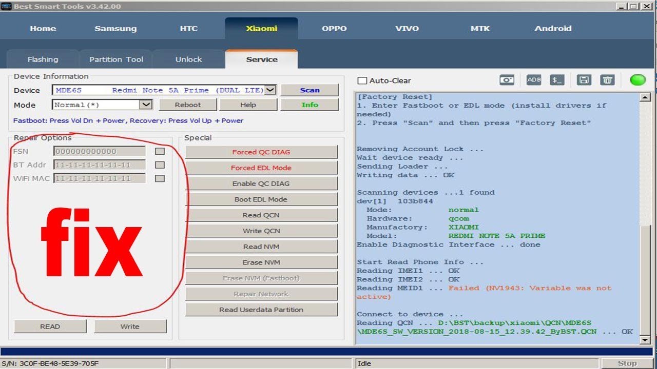 Best Smart Tools Imei Repair Option Hide Fix - YouTube