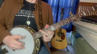 PDF Sample Old Joe Clark Bluegrass Banjo guitar tab & chords by Anthony Howell.