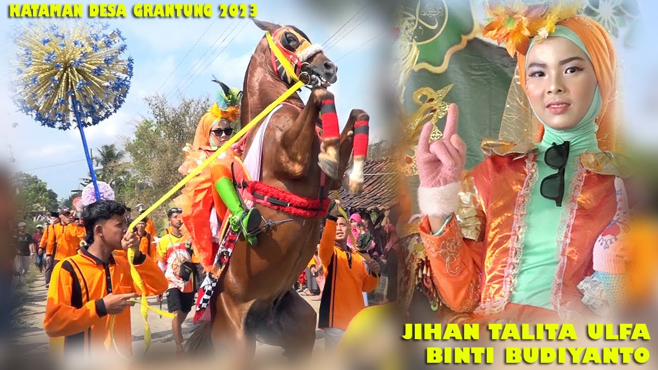 Arak-Arakan Kuda Jingkrak Khotmil Qur'an Jihan Talita Ulfa Putri Bp.Budiyanto Desa Grantung,28/09,23
