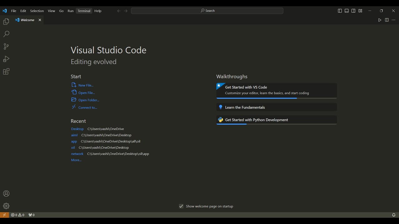 how to run python on vs code - YouTube