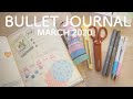 ３月のバレットジャーナル🐻🐰🐱MARCH 2020 BULLET JOURNAL