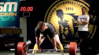 Stefan Ågren marklyft 326,5kg