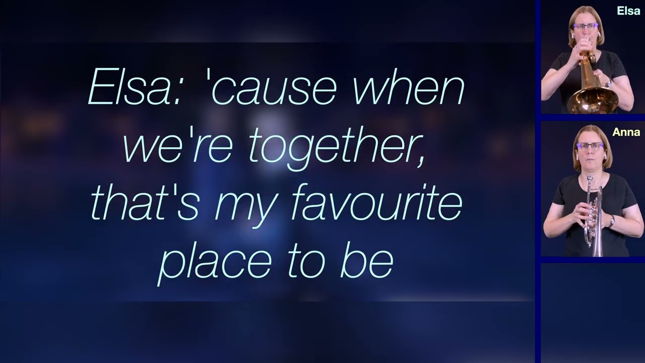 When we're together sing-along (Olaf's Adventure) - cornet & flugelhorn