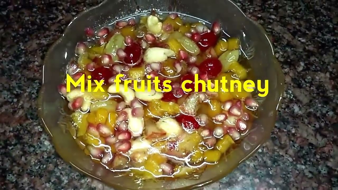Mix fruits chutney Authentic Bengali easy fruits chutney recipe English