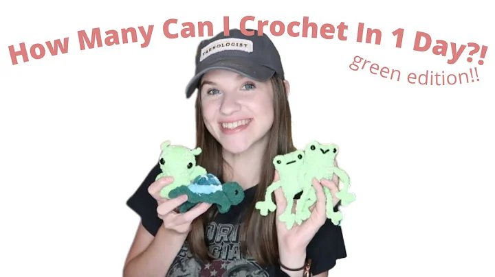 A Day of Green Crocheting: From Plushies to Decorations