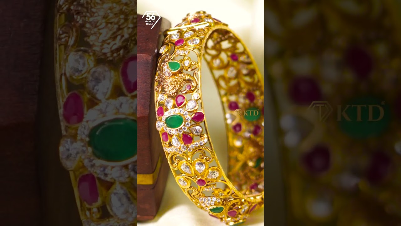Floral Bangle Collection at Nataraj Jewellery Mart, Tenali and Chirala, Andhra Pradesh.
