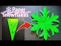 DIY Snowflake Kertas ❄️ Step by Step Tutorial | Easy & Satisfying Paper Craft