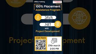 100% Placements Assistance Program Java & .Net | By Real Time Expert | NareshIT screenshot 1