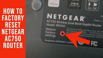 How to Factory Reset Netgear AC750 Router