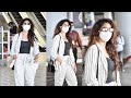 Tollywood actress Keerthy Suresh spotted at Hyderabad airport