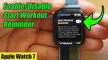 Apple Watch 7: How to Enable/Disable Start Workout Reminder