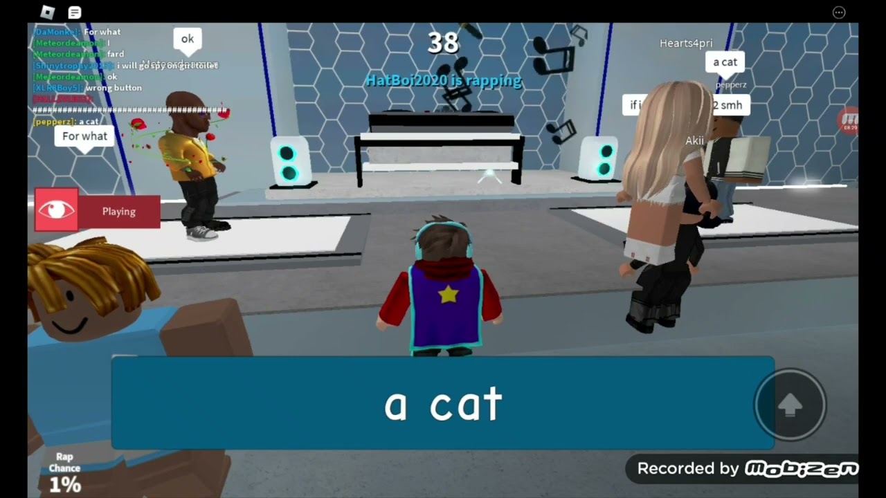 EPIC GOES ON I Play Roblox Auto Rap Battles YouTube 