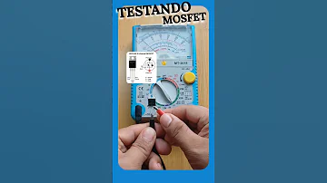 Como Testar Transistor Mosfet Com Multimetro Analógico Mosfet Fet Transistor Eletronica Shorts 