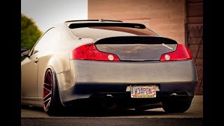 Cheap Ebay Roof Spoiler Install on G35!!