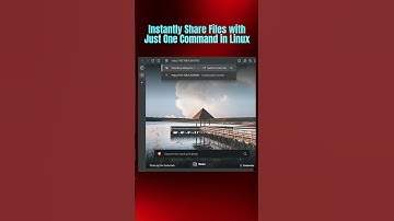Instantly Share Files with Just One #commandline in #Linux