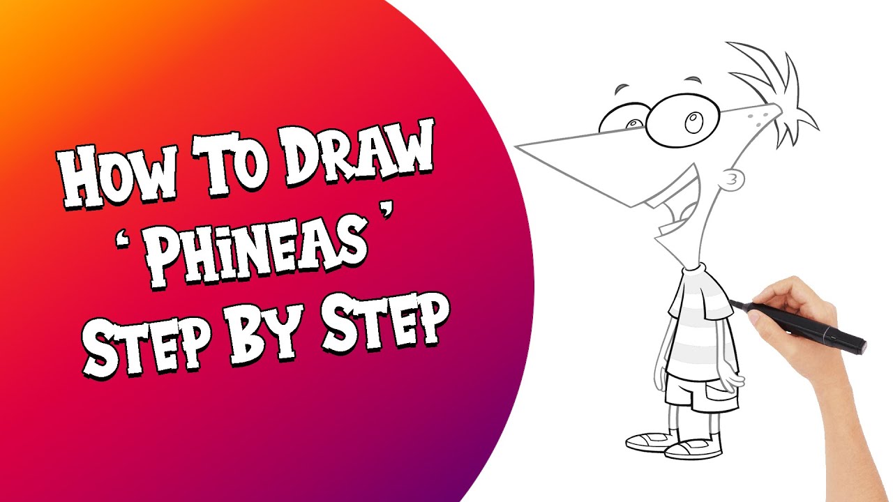 How To Draw Phineas Easy Step By Step Disney Characters