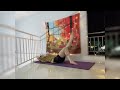 Evening relaxation yoga energizing start for health with mymy yoga