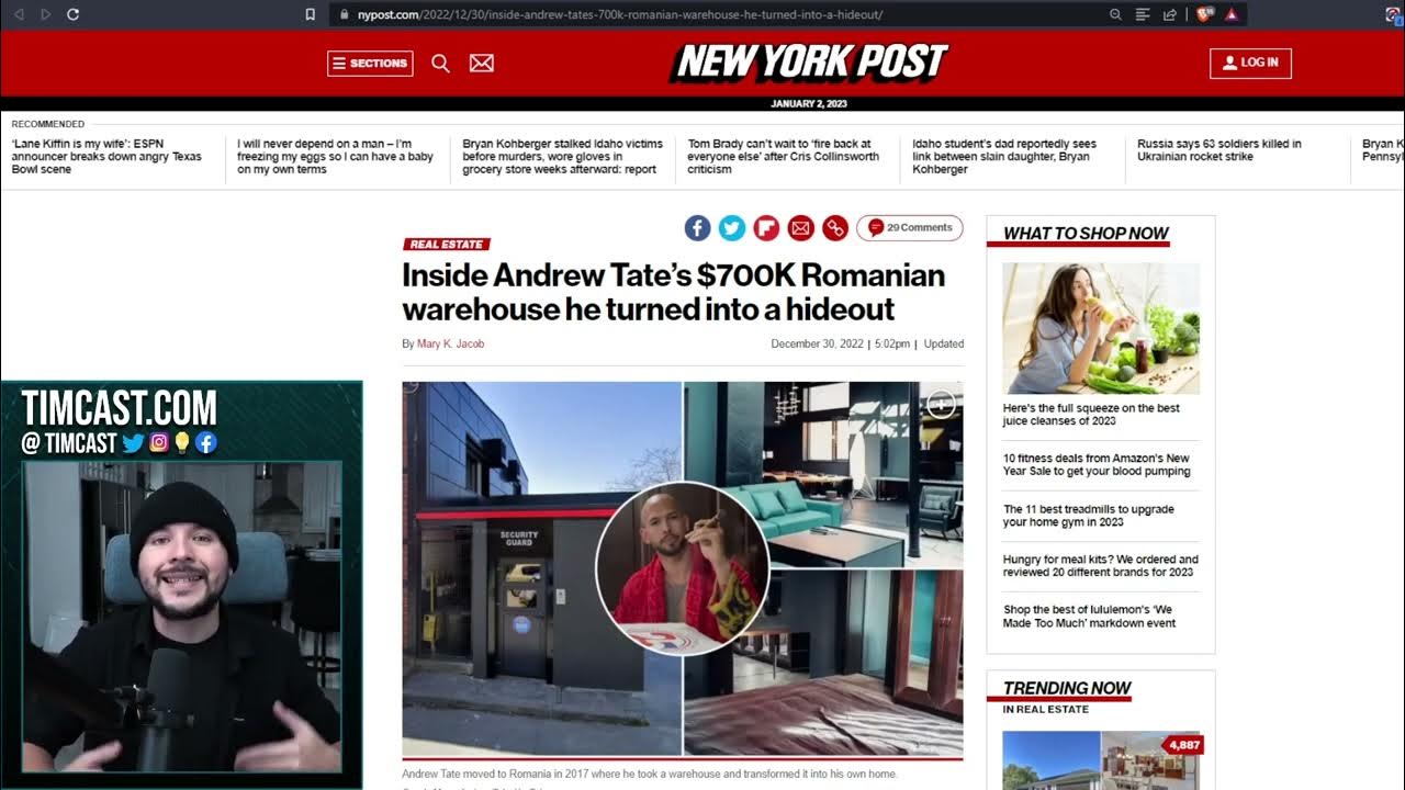 Andrew Tate Media Story Is INSANE LIE, Trans Activist Post NON STOP Lies And Media Helps Push It