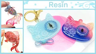Cat and fish charms- Funshowcase- Resin Art/Crafts- DIY