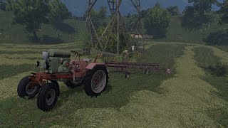 Farming Simulator 2015 Bolusiowo v7/Na Polskiej Wsi #7 Traktor Sam s18 w akcji!!!