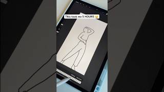 I drew 187 frames, is the result worth it?? 🥲 #procreate #rotoscoping #procreateanimation #art