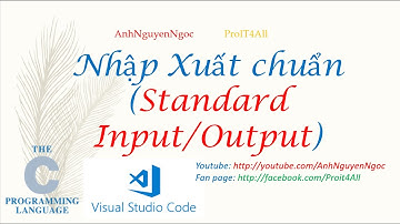 Bài 2.4: Nhập xuất dữ liệu chuẩn (Standard Input/Output) trong lập trình C