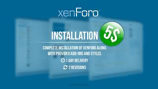 Install, configure and customize xenforo