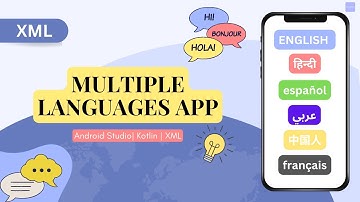 Create an App in Different Languages using XML & Kotlin | Android App Tutorials