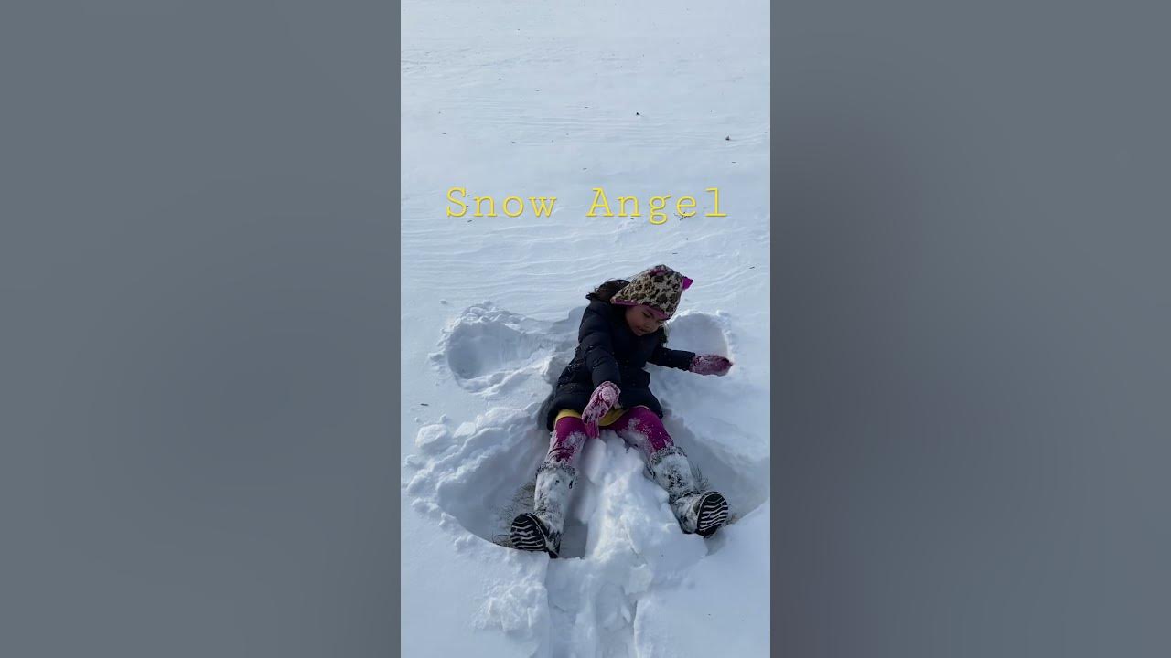 Her snow angel πΌβοΈ #usa #pinayinamerika Her snow angel πΌβοΈ #usa #pinayinamerika