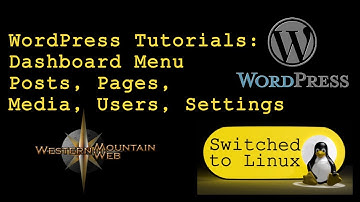 Wordpress Basics - Dashboard Part 1