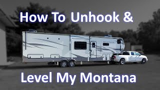 How To Automatically Level a Keystone  Montana Fifth Wheel