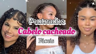 os MELHORES penteados para cabelos CACHEADOS | ideias de penteados