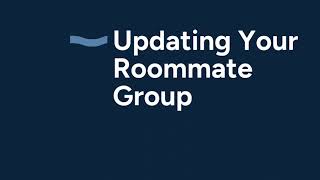 Updating Your Roommate Group in ZagLiving- How to Leave