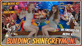 Build And Chill With Us Building Shinegreymon Digimon Model Kit Final Part