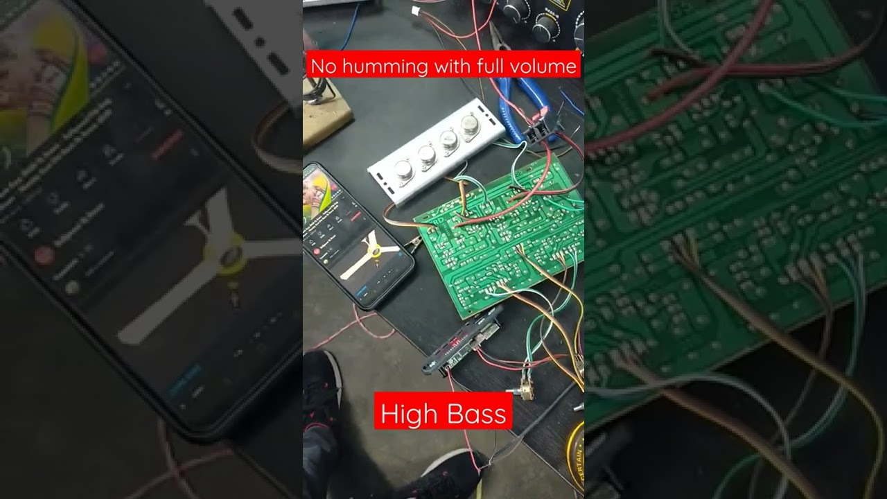 No Humming in 3055 amplifier board