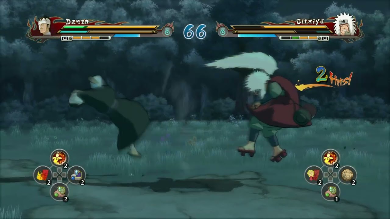 Danzo vs Jiraiya - Naruto Shippuden Ultimate Ninja Storm Revolution