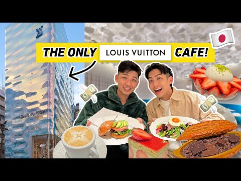 How much I spent at the Louis Vuitton cafe in Tokyo 😱💸💗✨, Japan,  travel, Tokyo, coffeehouse