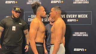 Dana White Contender Series WEIGH-INS: Vidal vs Rodrigues