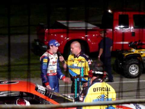 Ross Kenseth Victory Lane Owosso Speedway